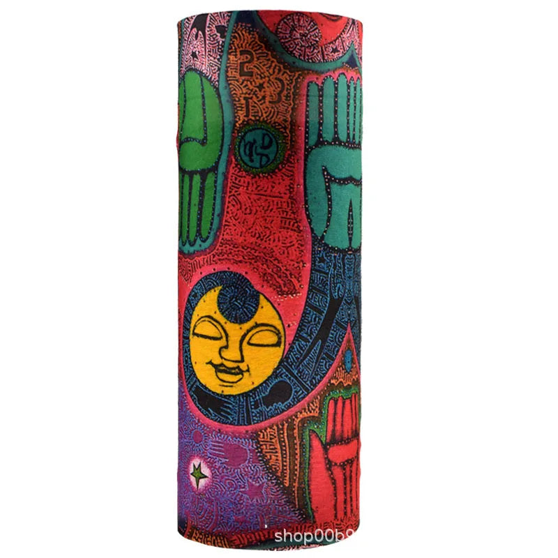 100 Colors Bandana Men Women Magic Scarf Cycling Hiking Camping Neck Tube Scarf Bandana Outdoor Bike Motorcycle Face Mask