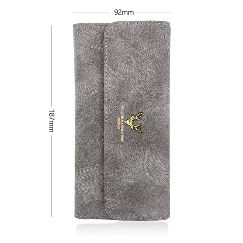 Custom Photo Engraved Trifold Wallet for Women – Personalised Gift