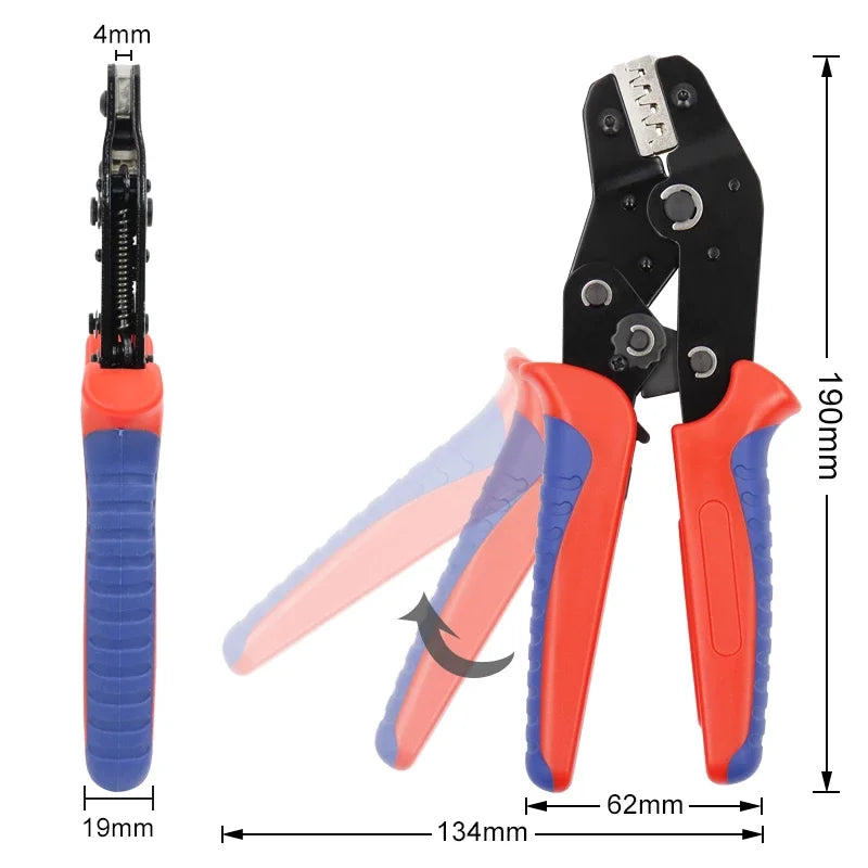 Crimping Pliers Set SN-48BS(=SN-48B+SN-28B) Jaw Kit for 2.8 4.8 6.3 VH3.96/Tube/Insulation Terminals Electrical Clamp Min Tools
