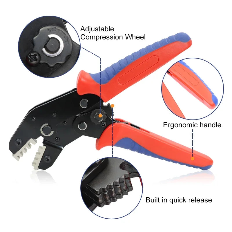 Crimping Pliers Set SN-48BS(=SN-48B+SN-28B) Jaw Kit for 2.8 4.8 6.3 VH3.96/Tube/Insulation Terminals Electrical Clamp Min Tools