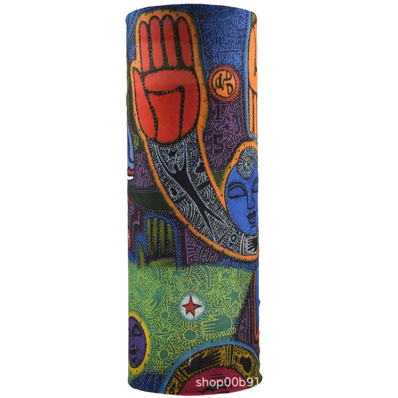 100 Colors Bandana Men Women Magic Scarf Cycling Hiking Camping Neck Tube Scarf Bandana Outdoor Bike Motorcycle Face Mask