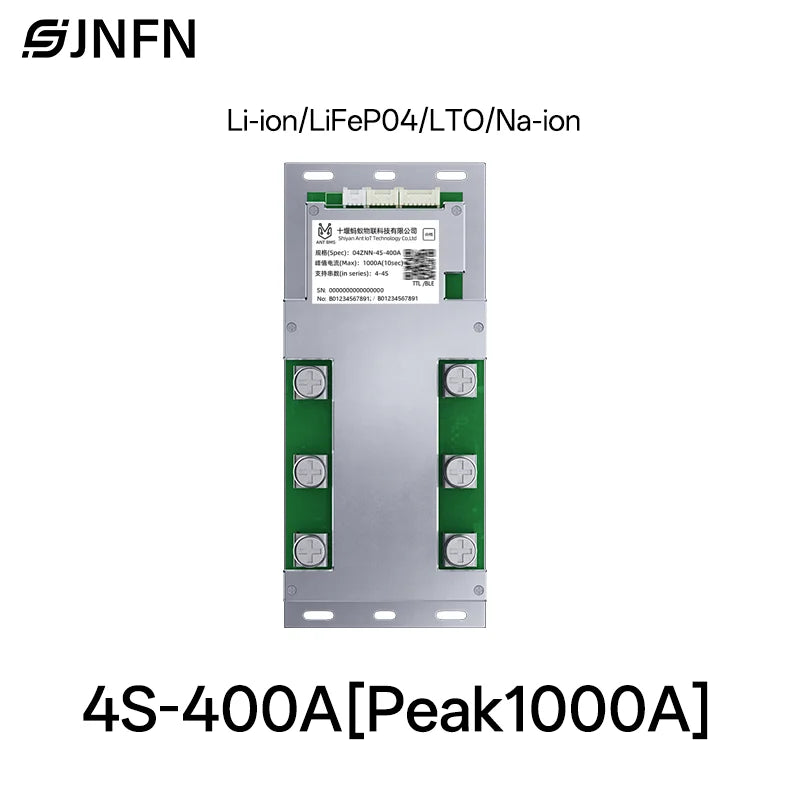 ANT Smart BMS 4S-24S 16S 40A Lifepo4 BMS 10S 13S 48V 30A Li-ion BMS 20S NMC LFP for E-bike E-scooter with Bluetooth Balance BMS