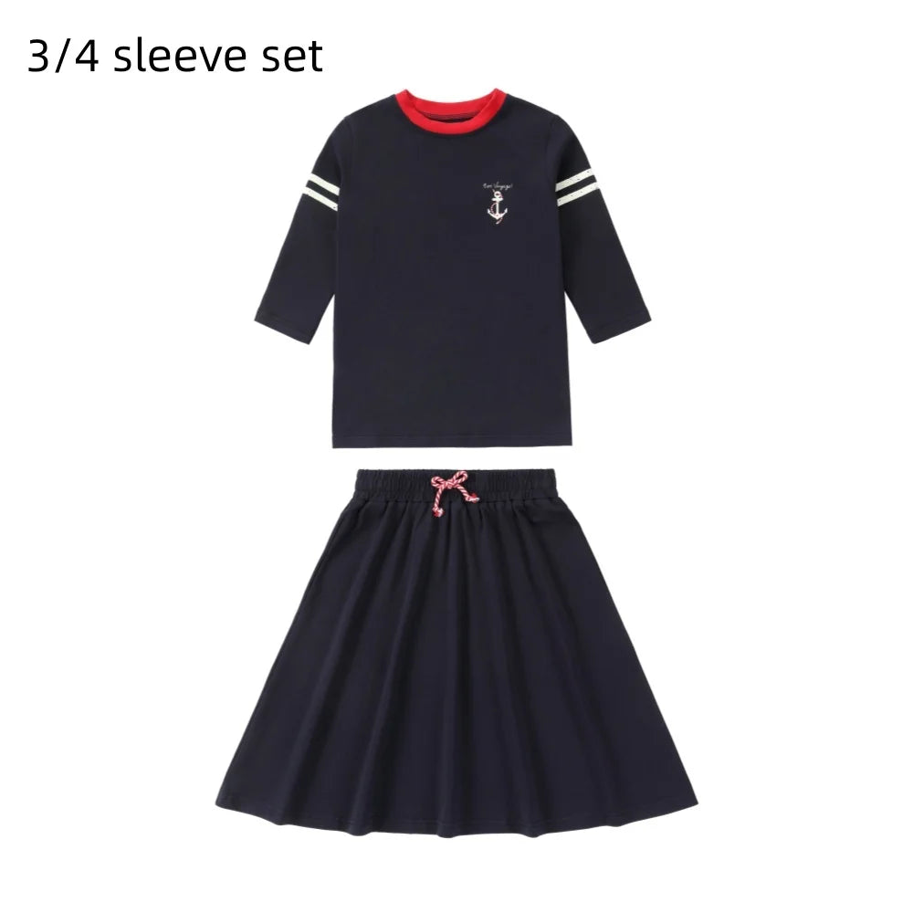 AP SS26 Nautical jersey cotton collection summer boys girls fashion casual clothing dress set shirt