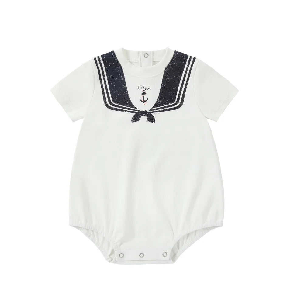 AP SS26 Nautical jersey cotton collection summer boys girls fashion casual clothing dress set shirt