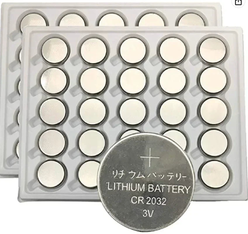 25/50PCS CR2032 CR 2032 cr2032 Button Battery 3V Lithium Battery For Toys Calculator Car Watch Remote Control Button Coin Cell