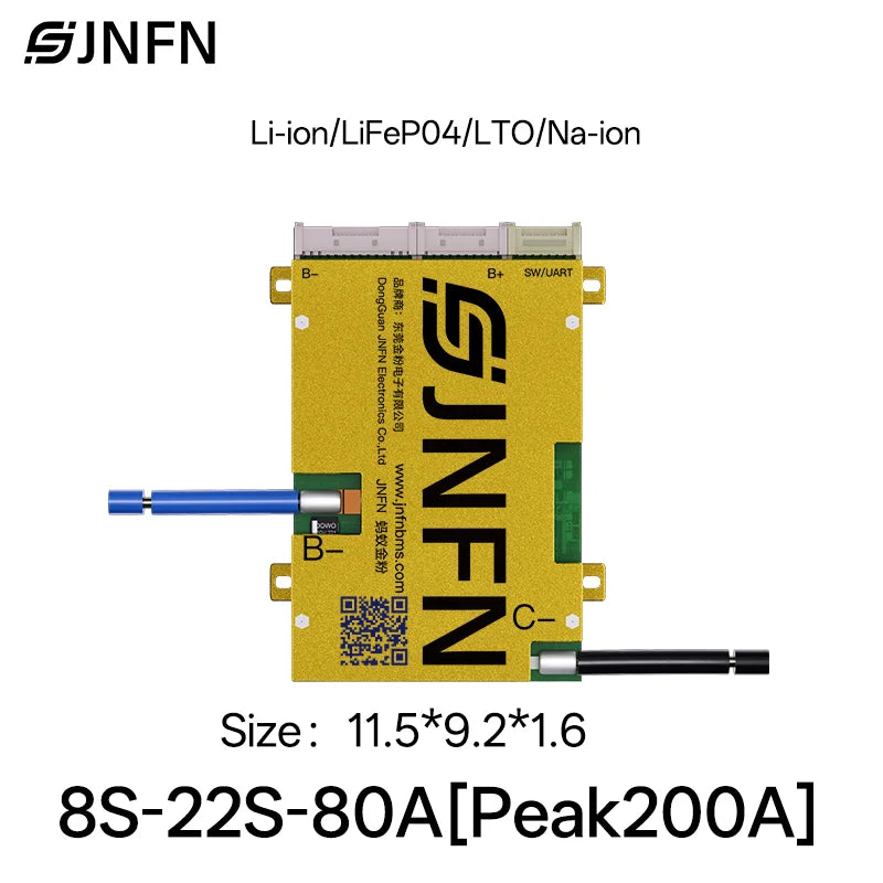 ANT Smart BMS 4S-24S 16S 40A Lifepo4 BMS 10S 13S 48V 30A Li-ion BMS 20S NMC LFP for E-bike E-scooter with Bluetooth Balance BMS