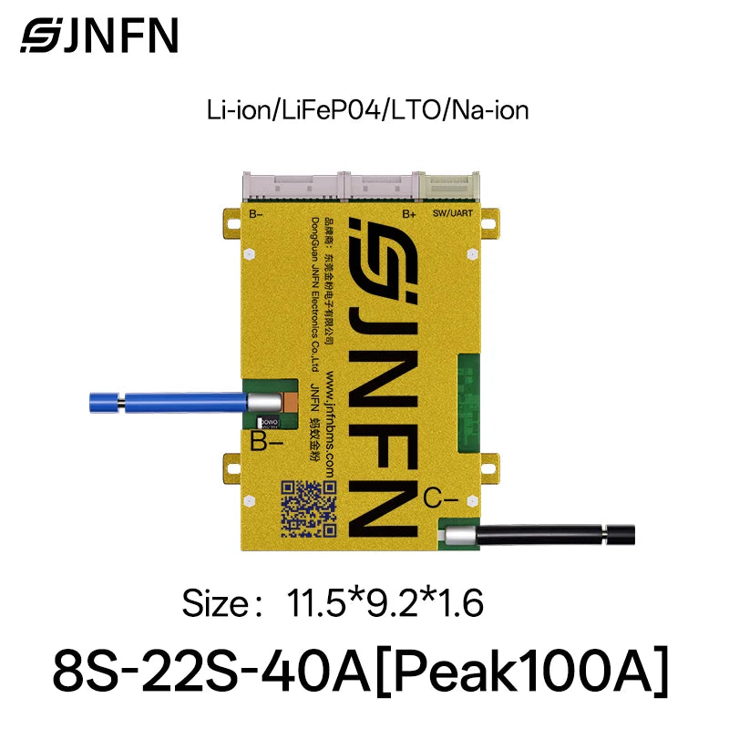 ANT Smart BMS 4S-24S 16S 40A Lifepo4 BMS 10S 13S 48V 30A Li-ion BMS 20S NMC LFP for E-bike E-scooter with Bluetooth Balance BMS