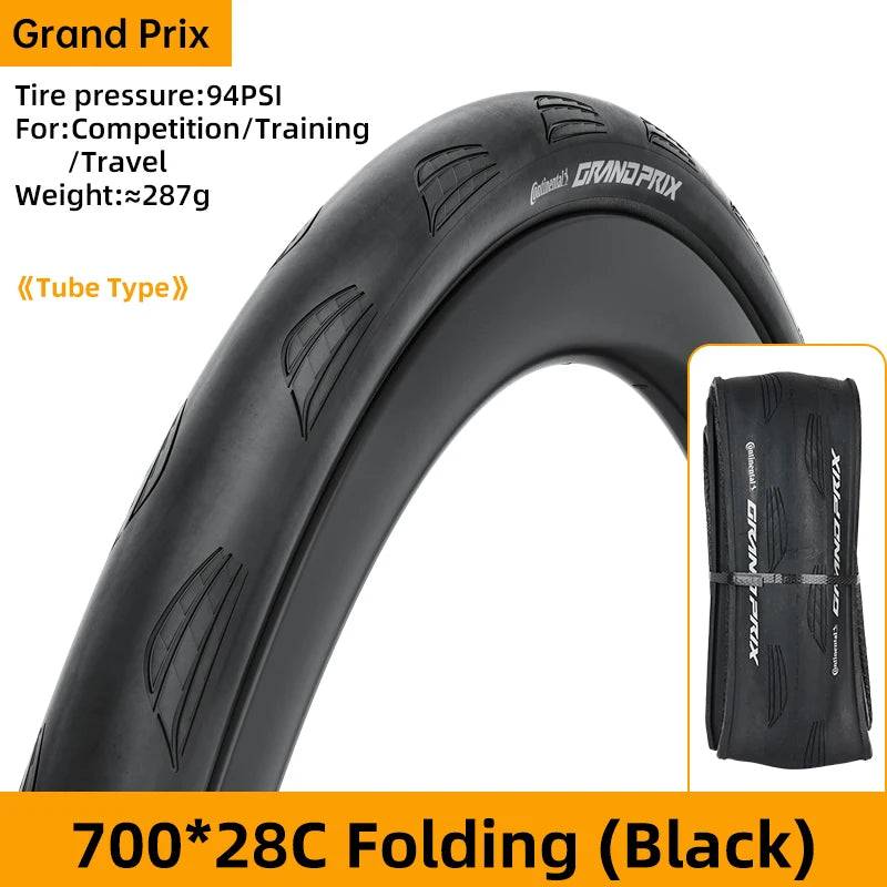 Continental Grand Prix Road Bicycle Tire Anti Puncture Tubeless/Tube Tire 700x25C/28C/30C/32C Black Chili Road Bike Tires