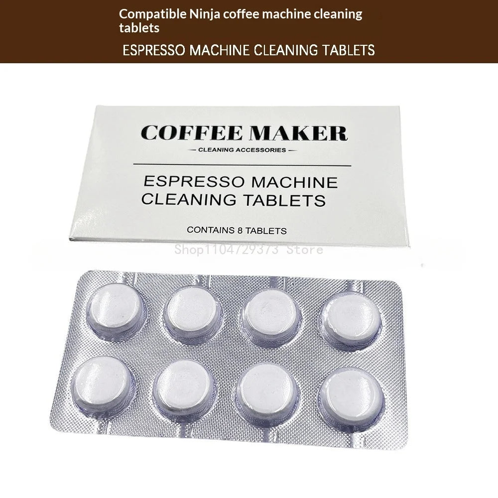 8PCS Espresso Machine Cleaning Tablets For Ninja Luxe ES601/ES701 Espresso Machines Water Tank Cleaning Spare Accessories