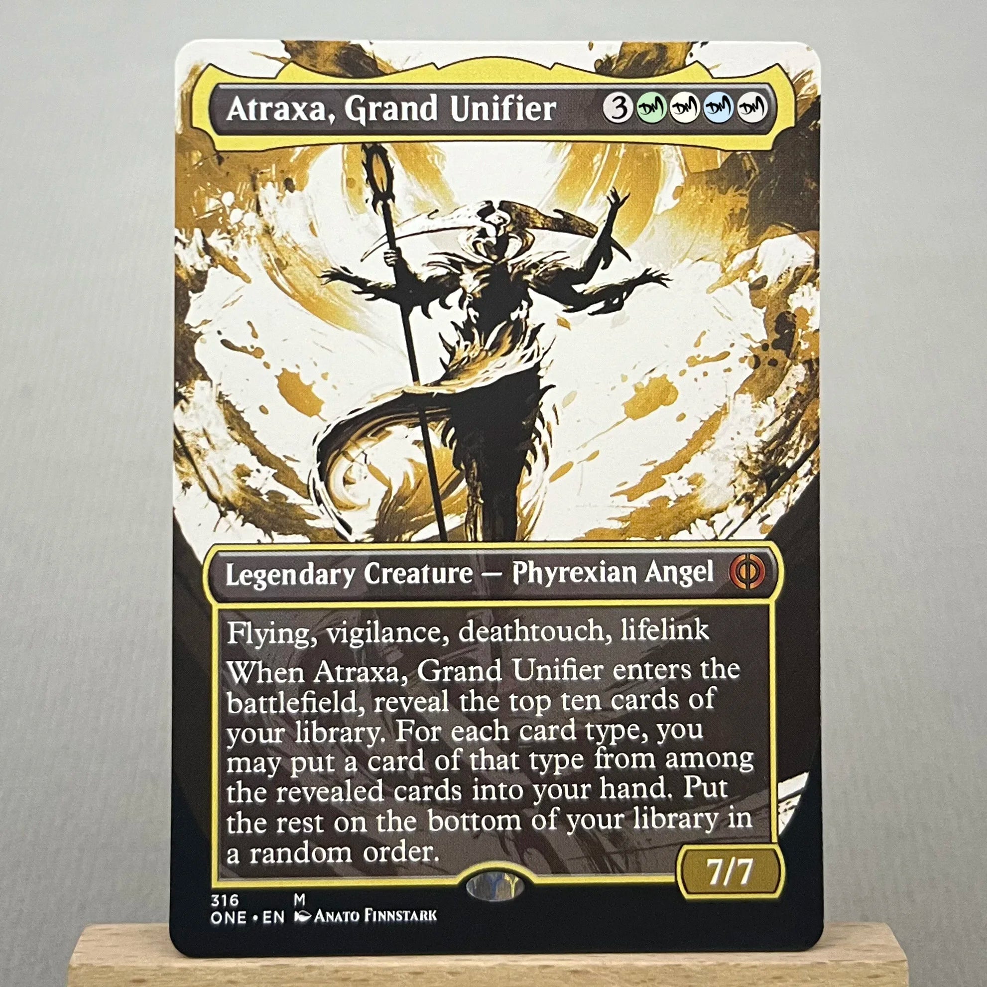 AFR MID MH1 M21 M20 C19 CC1 ONE RNA HOLO12-002 Tcg proxy Breeding magical cards tiamat Elesh Norn, Mother of Machines gathering