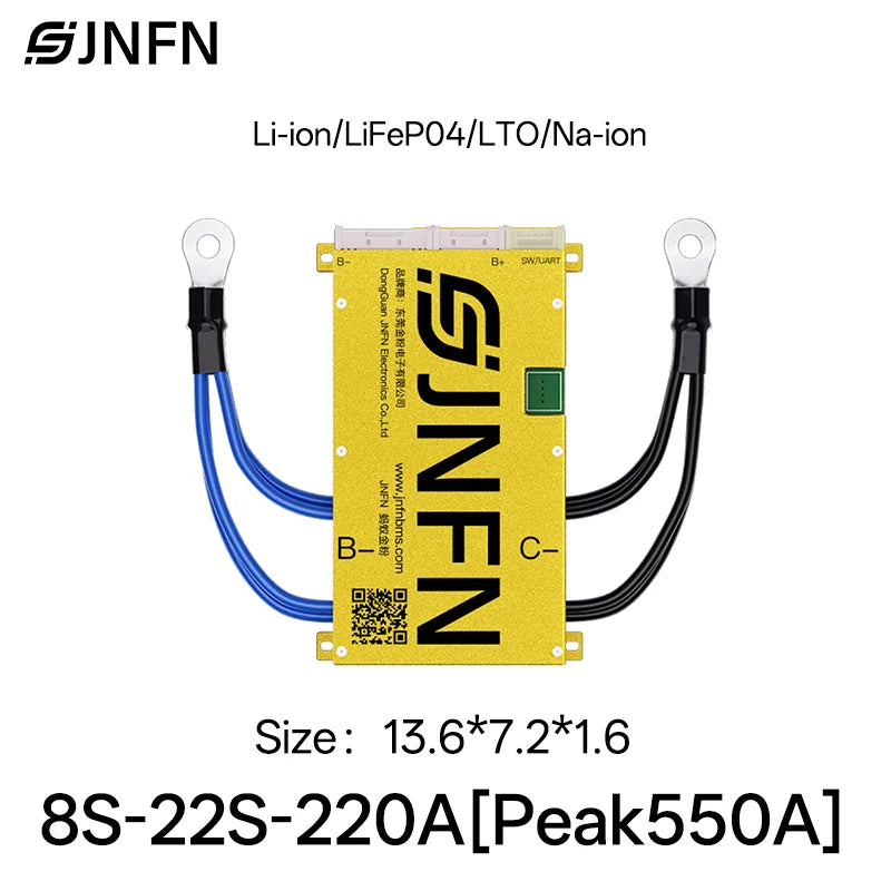 ANT Smart BMS 4S-24S 16S 40A Lifepo4 BMS 10S 13S 48V 30A Li-ion BMS 20S NMC LFP for E-bike E-scooter with Bluetooth Balance BMS
