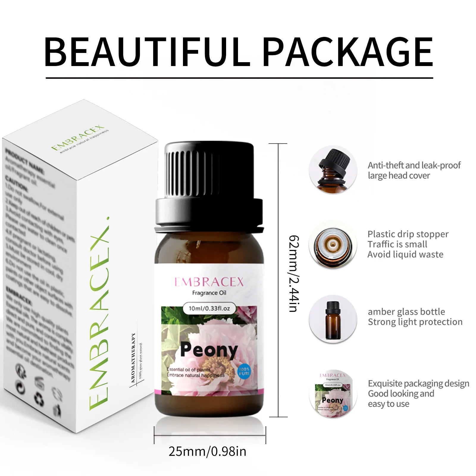 21Type Floral Perfume Oil Flower Fragance Skincare Essential Oils Perfumes Women Body Massage Oil Funny Gifts Mother Day Gift