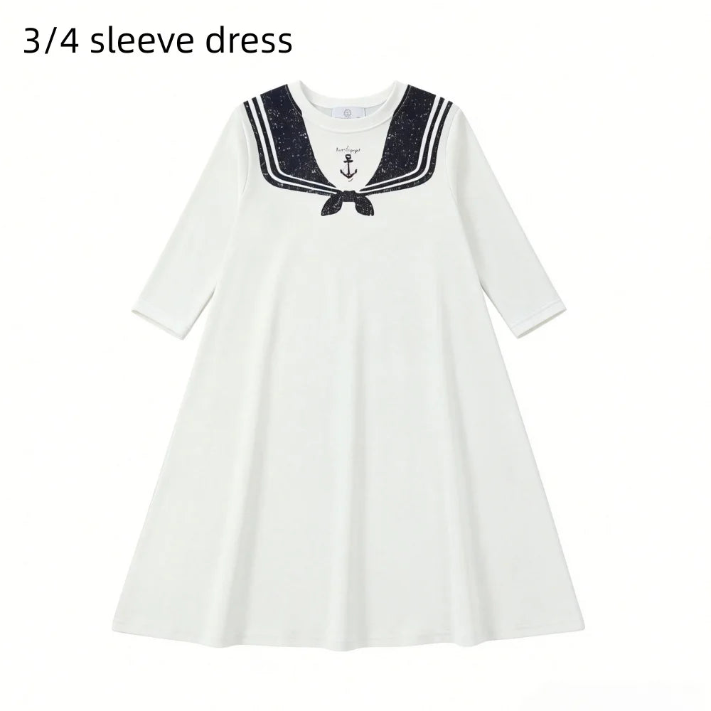 AP SS26 Nautical jersey cotton collection summer boys girls fashion casual clothing dress set shirt