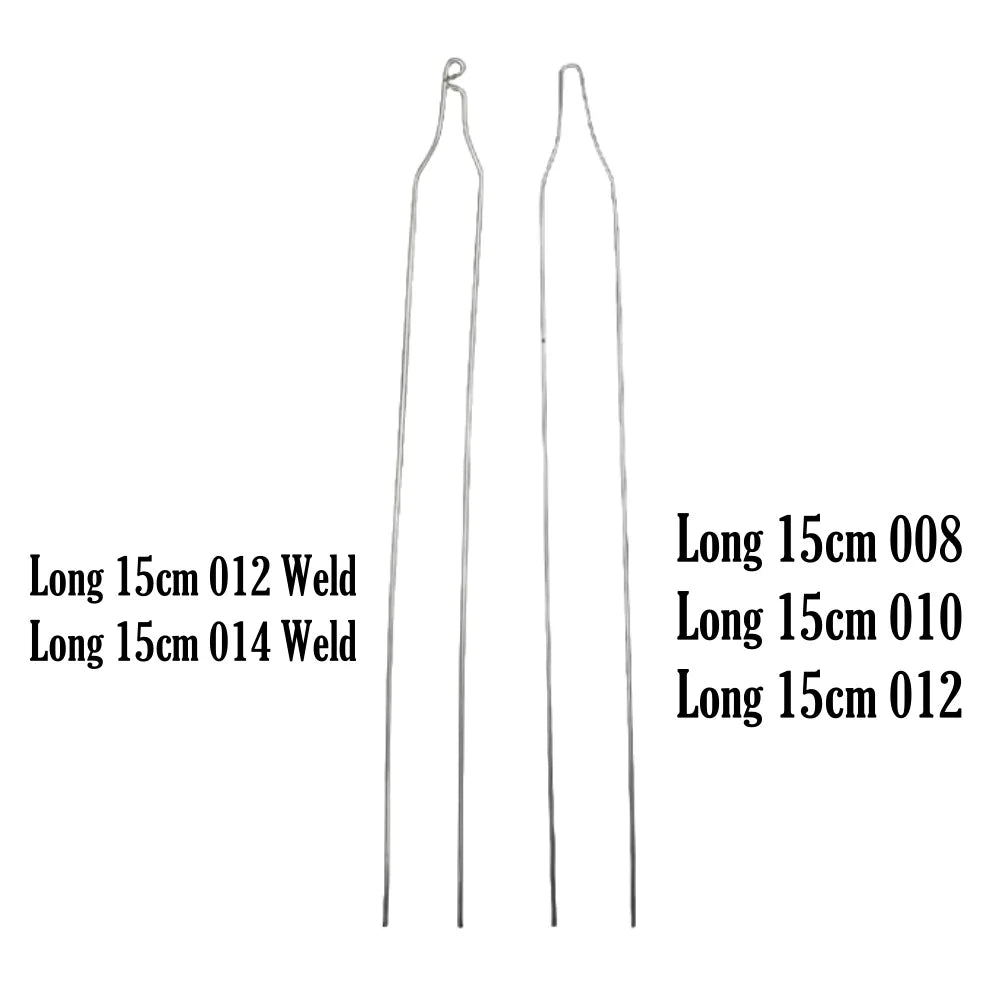 100Pcs/Pack Dental Orthodontic Kobayashi Wire Preformed Ligature Wire  Long Short Twist Weld 0.008-0.014 for Metal Bracket Brace