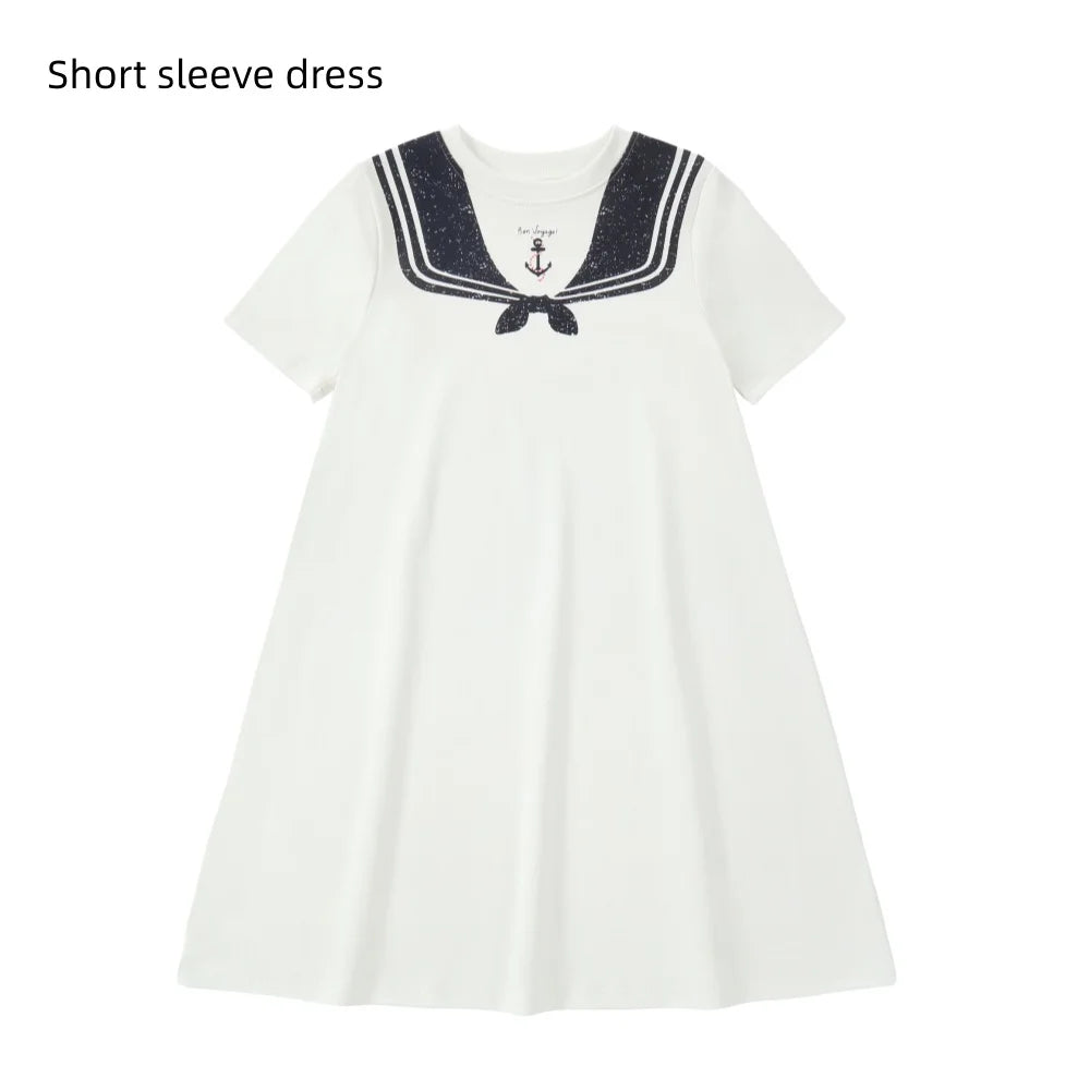 AP SS26 Nautical jersey cotton collection summer boys girls fashion casual clothing dress set shirt