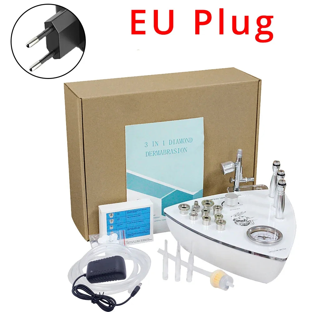 Wholesale Facial Microdermabrasion Machine Diamond Tip Dermabrasion Devices Skin Exfoliation Vacumtherapy Wrinkle Beauty Tool