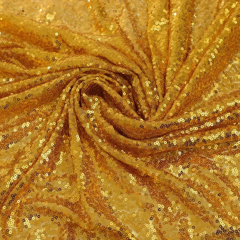 3mm Illusion Small Sequin Embroidered Fabric Stage Evening Dress Embroidered Fabric Background Tablecloth Luggage Fabric
