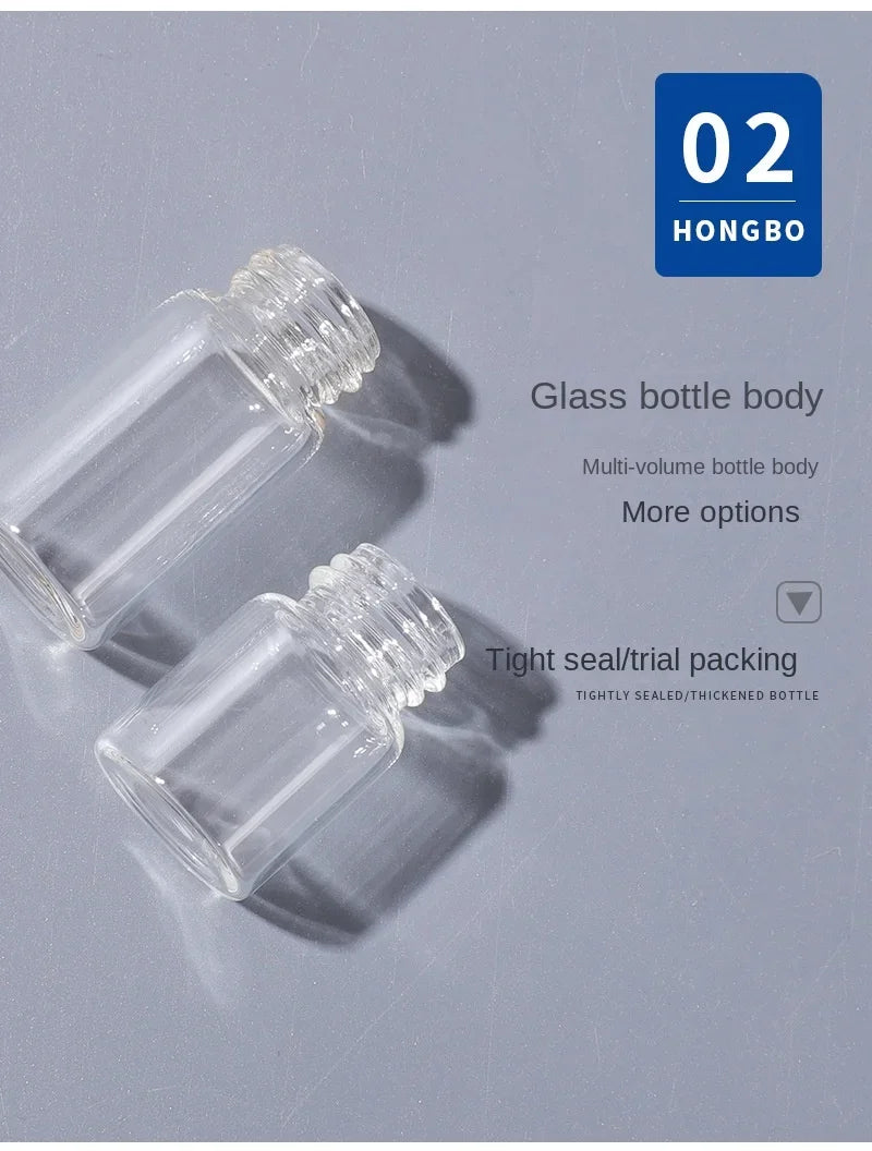 10/20pcs Mini Dropper Bottles Glass Empty Essential Oil Aromatherapy Bottles Rose Gold Cap Pipettes Bottles 1ml 2ml 3ml 5ml